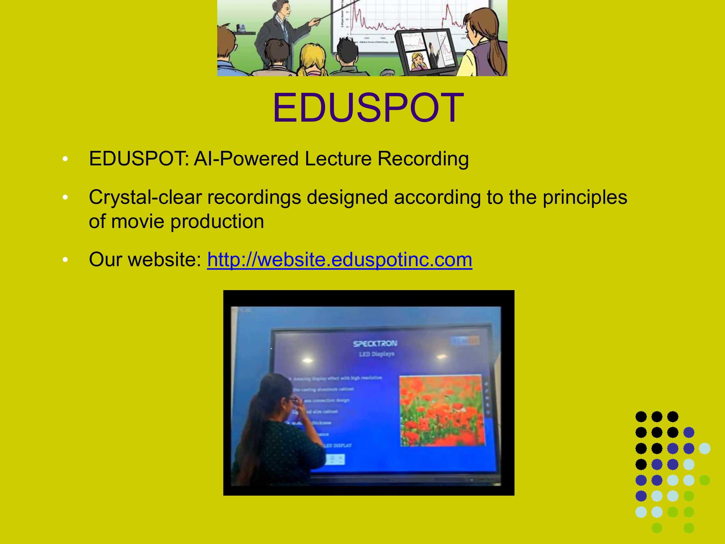 Eduspot overview slide