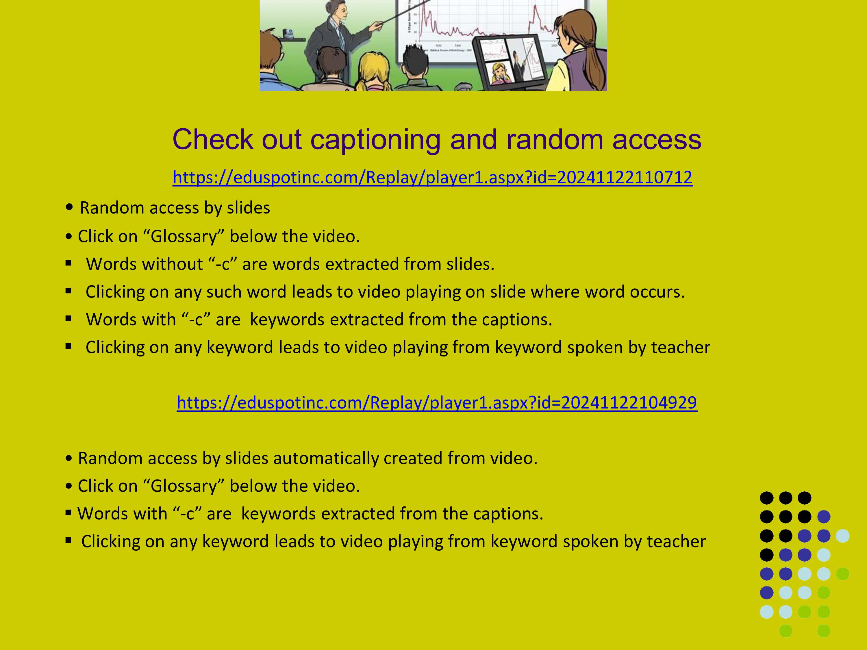 Eduspot overview slide