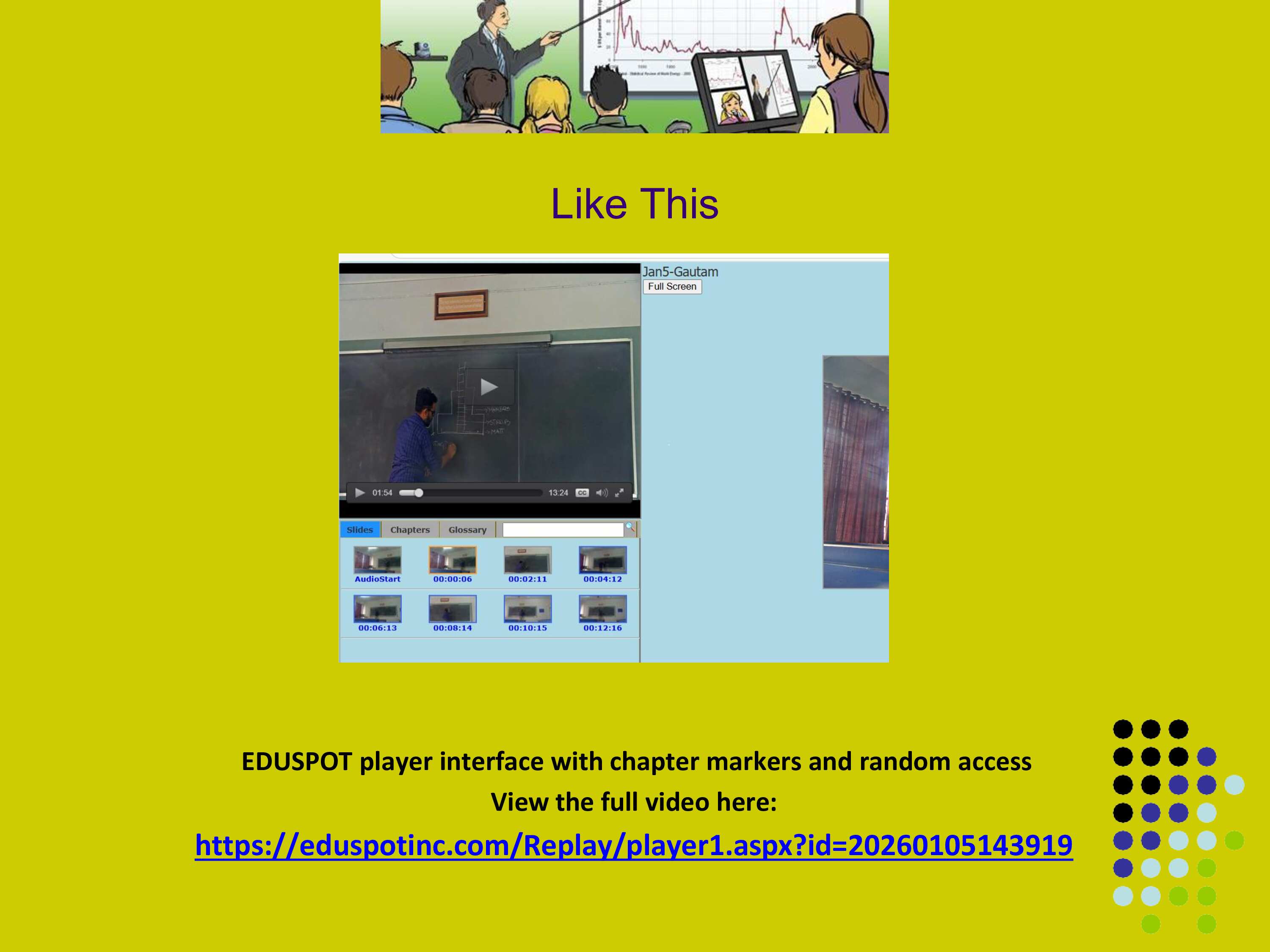 Eduspot overview slide